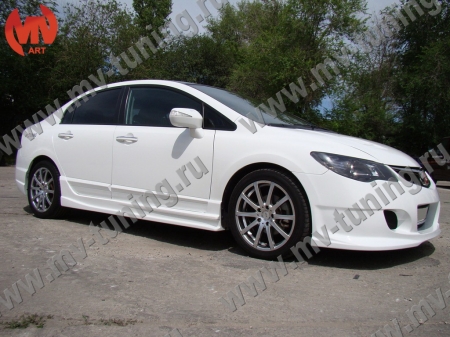 Стеклопл.Пороги H.Civic 4d INGS Extreem